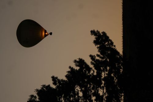 Heißluftballon über Jugenheim