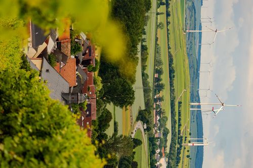 Blick vom Schildberg auf Sulzheim