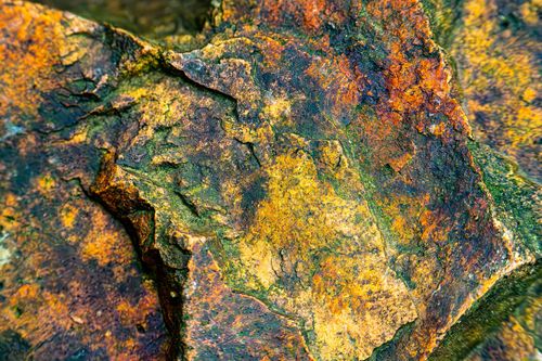 Steinformation im Naturreservat Eschdell bei Dannenfels am Donnersberg